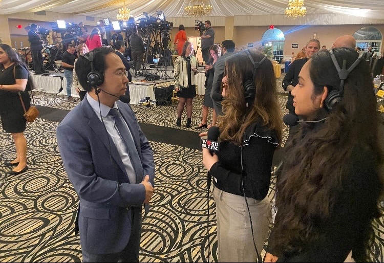 Andy Kim With Wrsu News