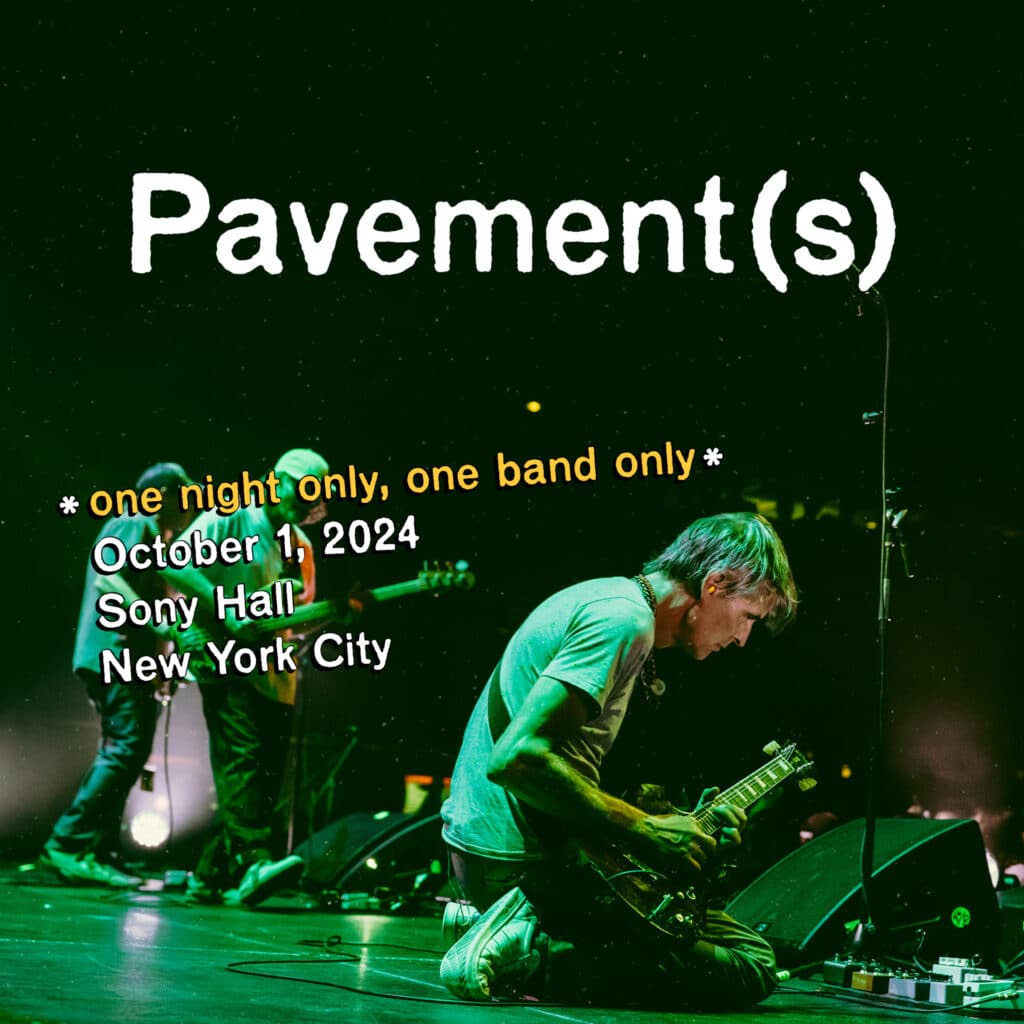 Pavement Show Flyer Square New 1726675984