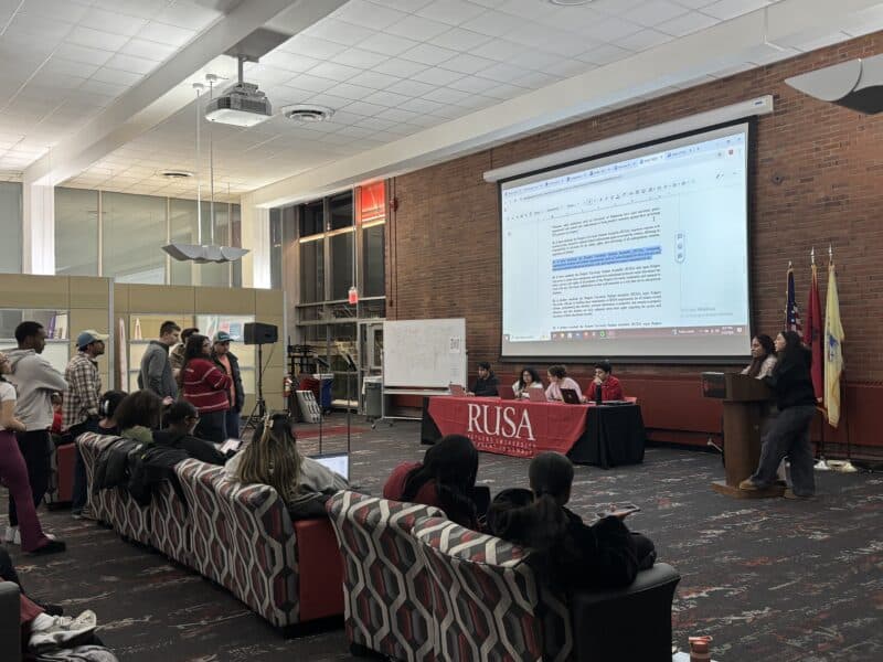 RUSA members debate Education Without Borders Bill