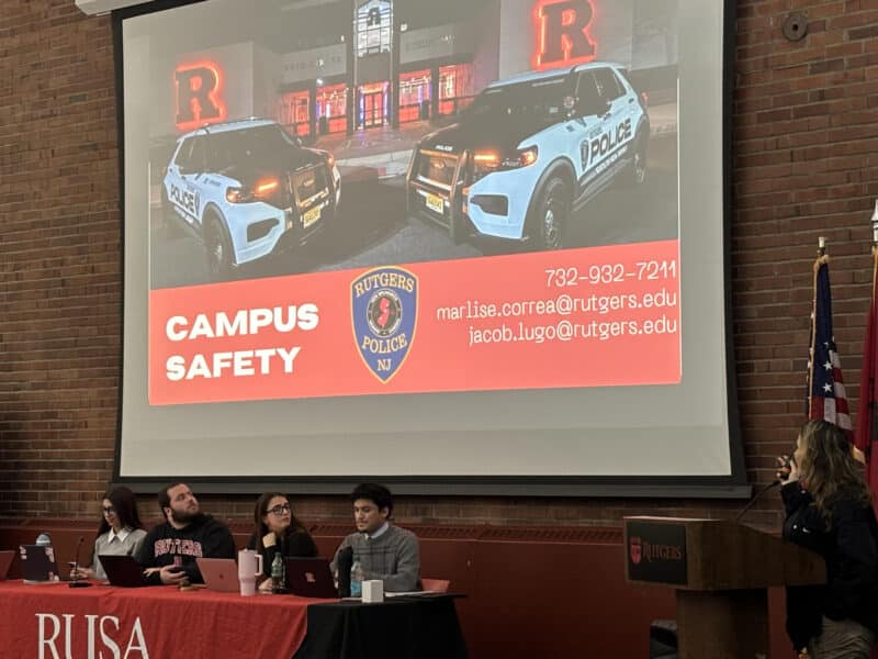 RUPD gives safety presentation to RUSA