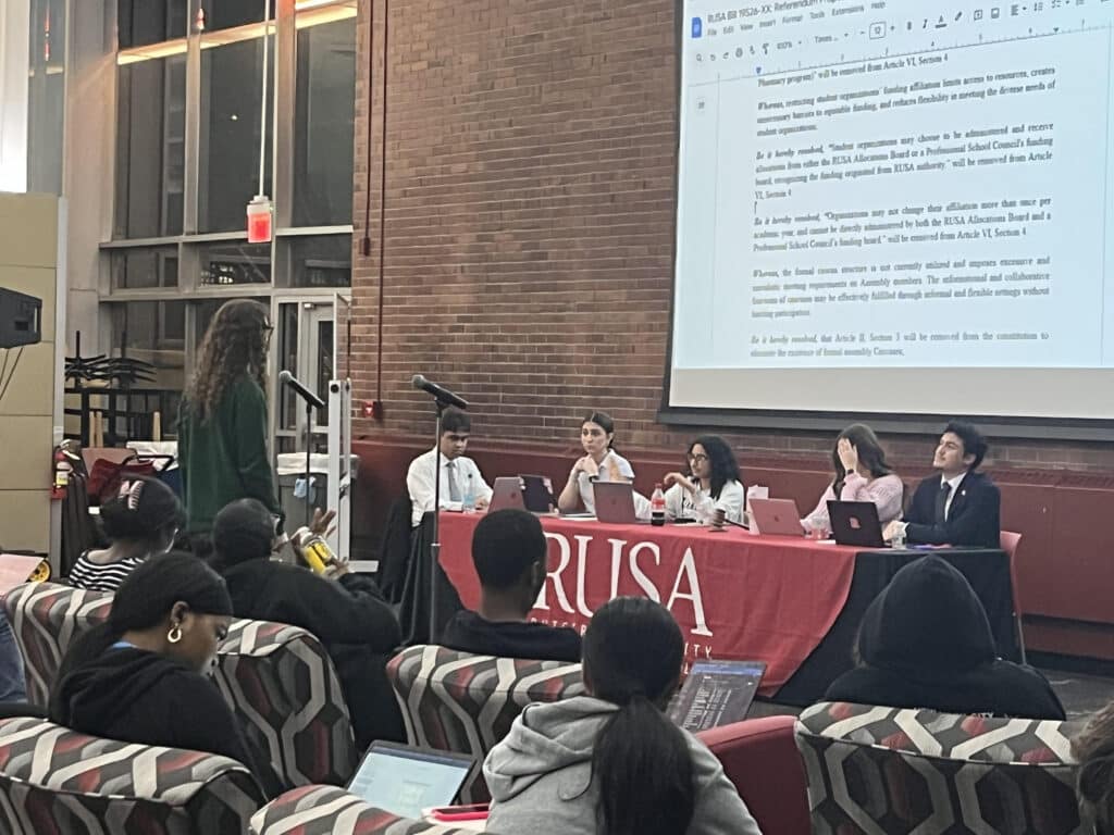 RUSA meeting March 5