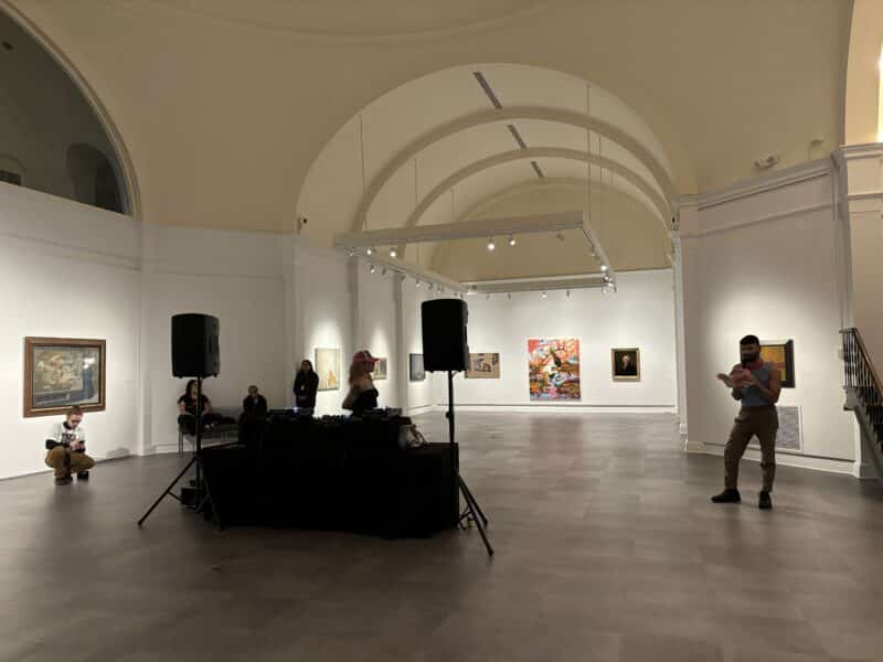 Kyle Carrero Lopez reads an excerpt of his book | Photo by Keya Raval